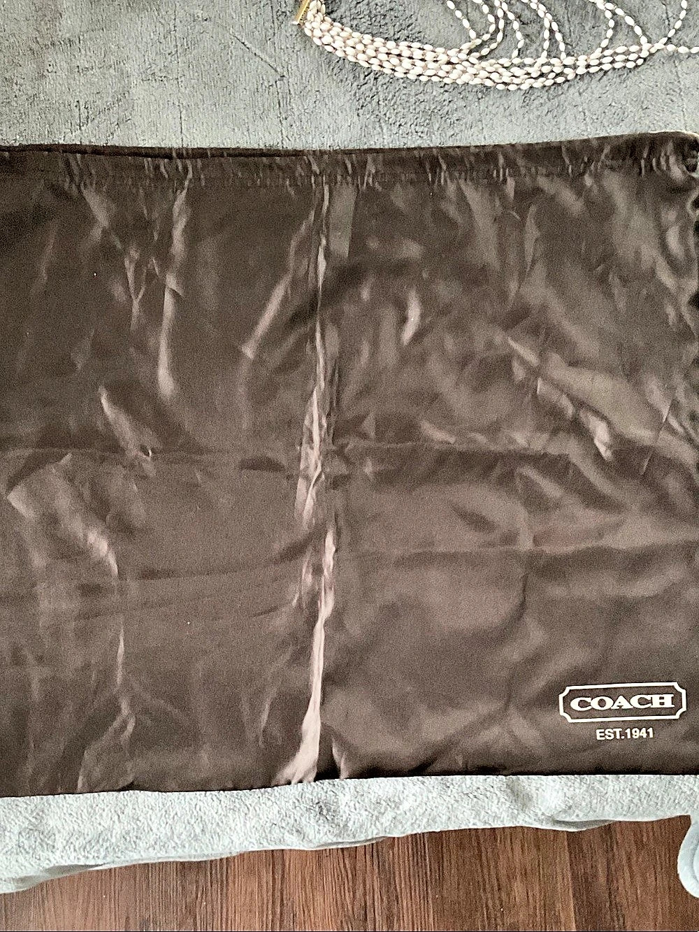 Coach Brown large dust BAG